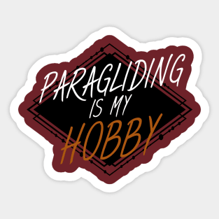 Paragliding Sticker